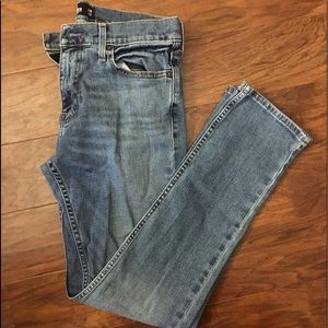 Hollister Slim Straight Light Washed Denim Jeans